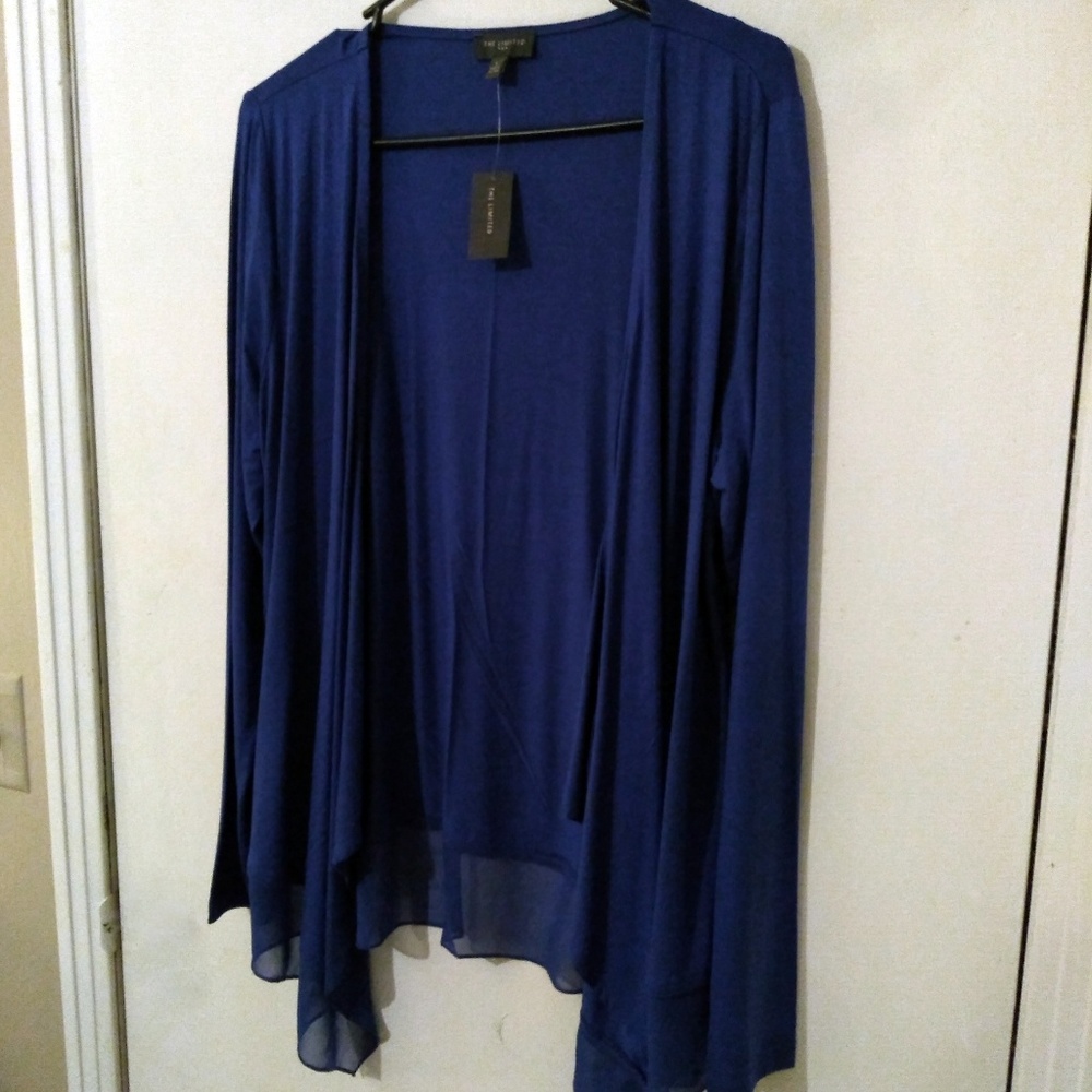 The Limited Stretch Blue Cardigan